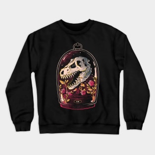 Dino Relic - Cute Flowers Skull Gift Crewneck Sweatshirt